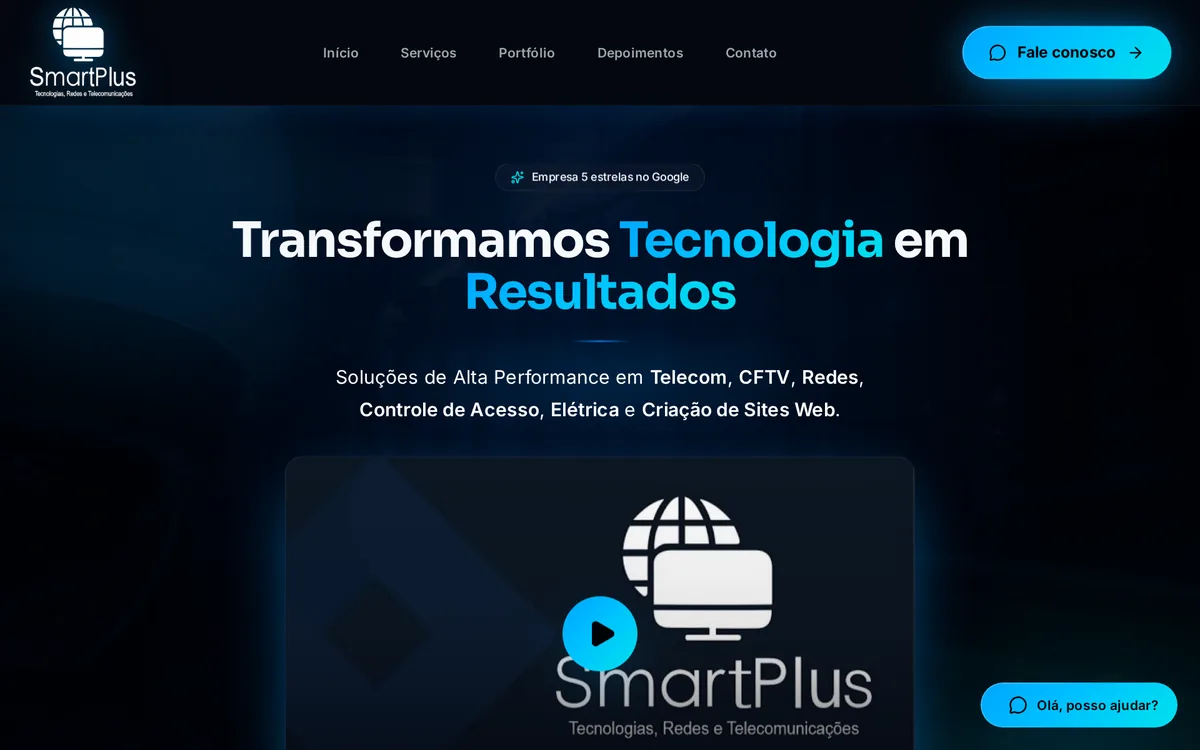 Site SmartPlus Tecnologia